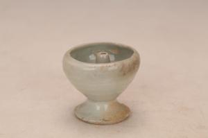 000377青釉油灯