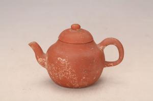 001083红陶茶壶“锦兴顺记”