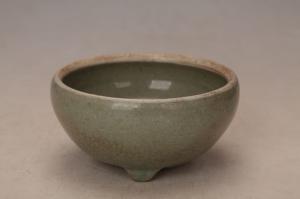 001165青釉三足笔洗