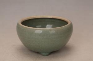 001166青釉三足笔洗