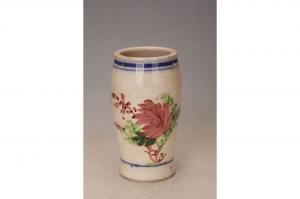 001414“千子万孙”五彩花卉纹筷子筒