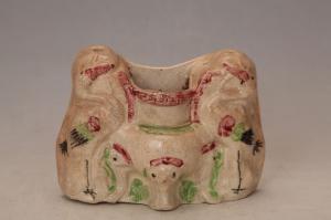 001440五彩鹤纹壁瓶