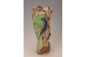 001446五彩花鸟纹壁瓶