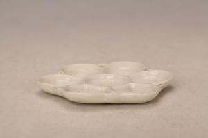 001553白釉调色碟