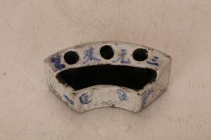 001565“三元及第”蓝彩笔洗