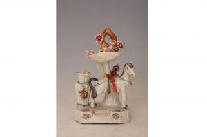 001579大窑五彩塑马牙签插