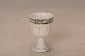 001240彩锦带纹高足杯