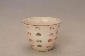 001249彩花卉纹杯