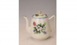 001701大窑五彩花卉纹壶