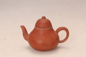 001922红陶思亭茶壶