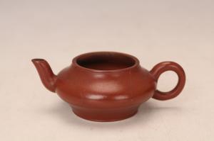 001931“松柏青云”款红陶壶