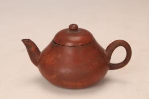 001932龙纹花押款红陶壶