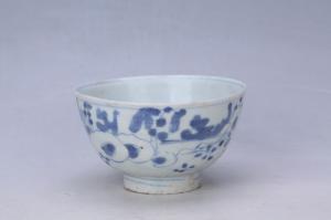 002494青花山水纹碗
