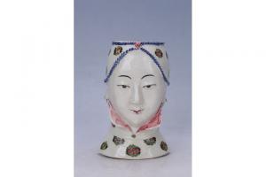 002729五彩仕女壁瓶