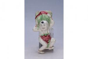 002745五彩童子壁瓶