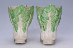 002752彩绘白菜壁瓶