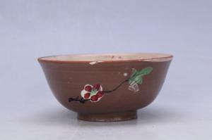002767五彩花卉纹碗