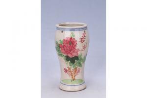 002769“延年益寿”五彩花卉纹筷子筒