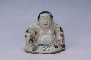 002654彩塑弥勒佛坐像