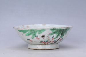 002972“作成”款青花莲池纹钵