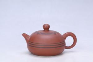 003115章剑泽《福贵》绞泥纹理壶