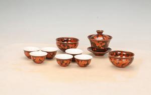 003124吴俊雄《窑变结晶釉茶具》