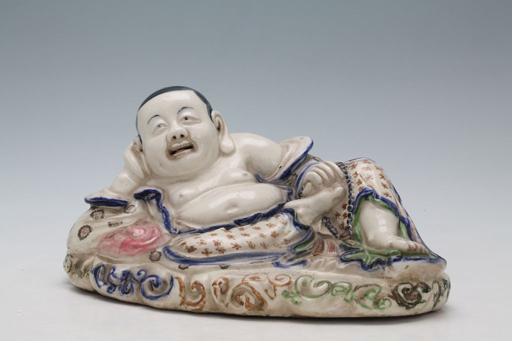 4、彩塑弥勒佛卧像水仙花盆.jpg